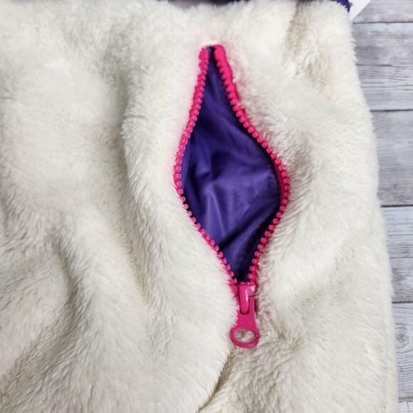 Treasure & Bond Kid's Quilted Fleece Jacket Ivory XL NWT - Picture 4 of 9